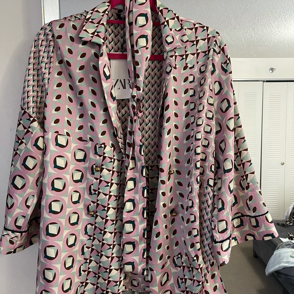 ZARA button down top
